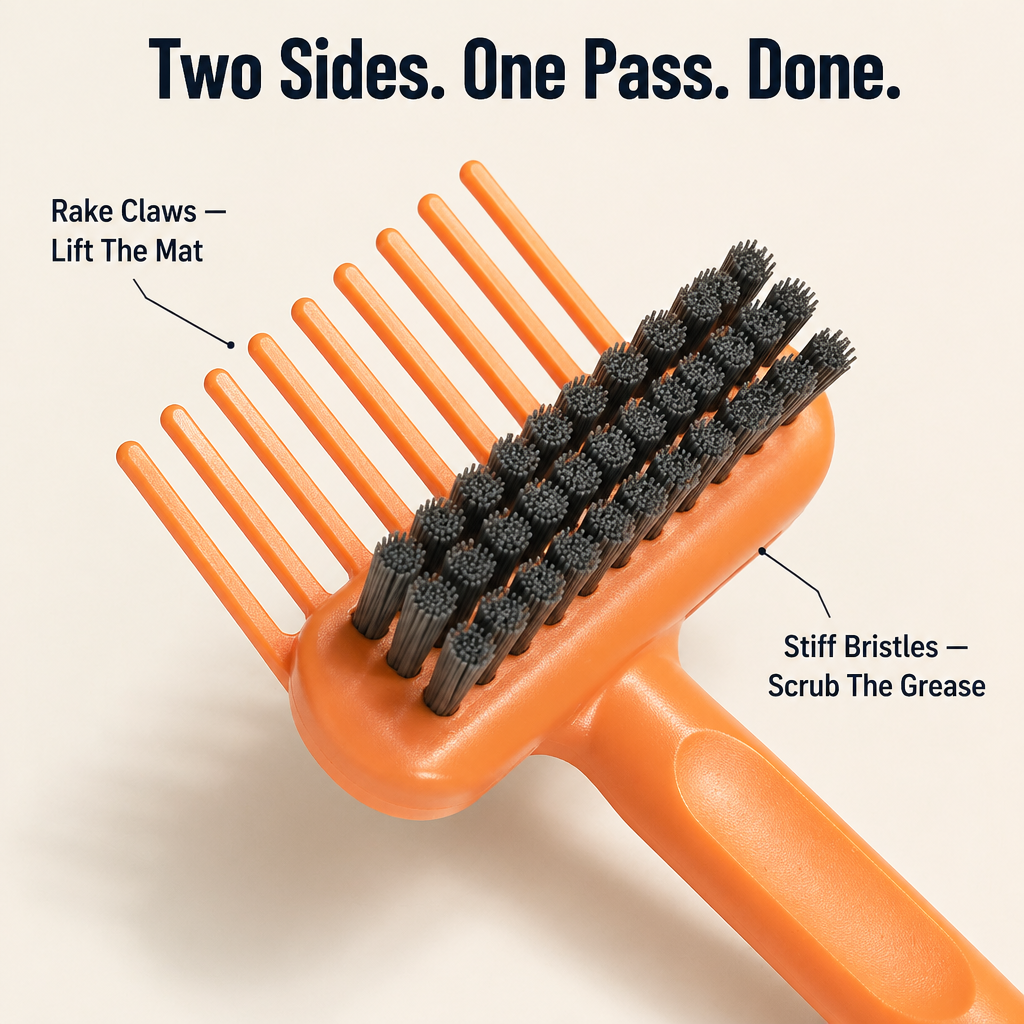 BrushVibe™ — Detangle Hair and Deep-Clean Every Brush with Ease