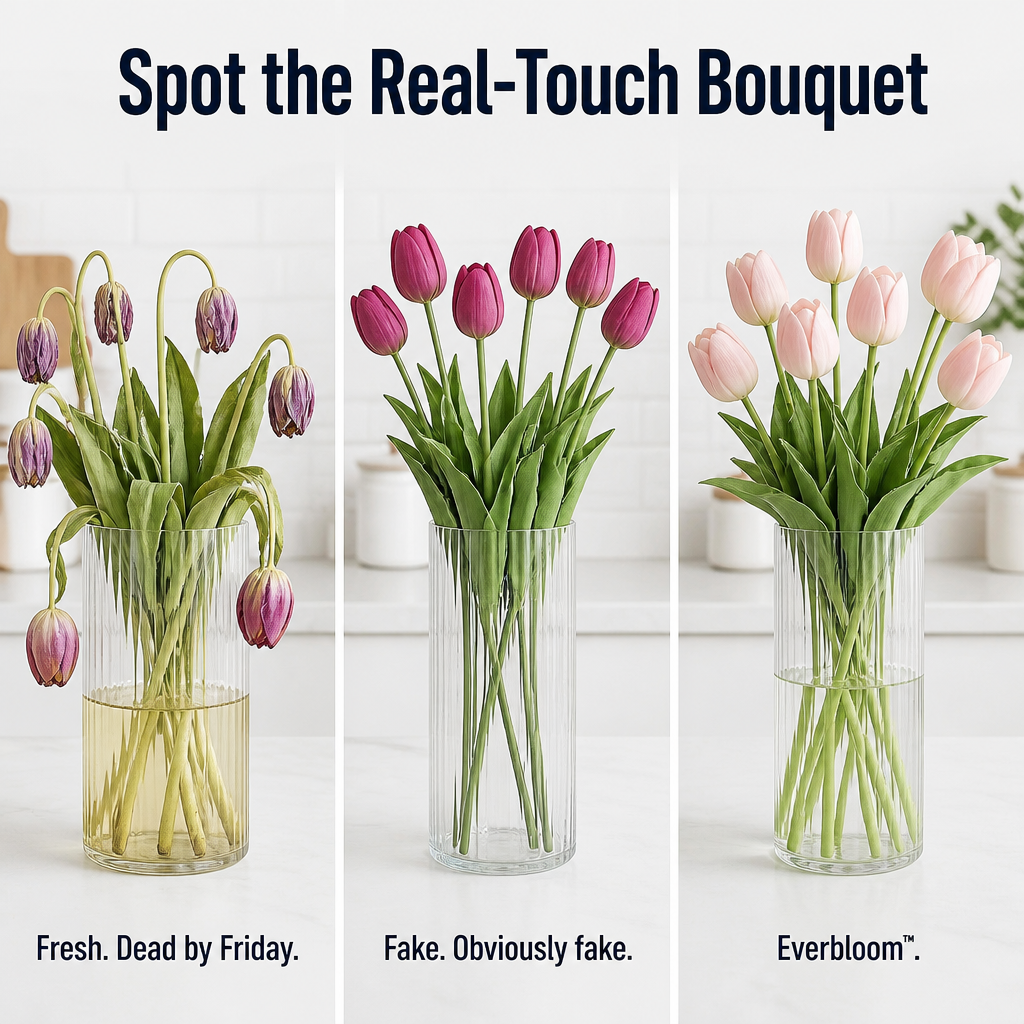 Everbloom™ — Feel the Difference with Real-Touch Tulips That Stay Fresh