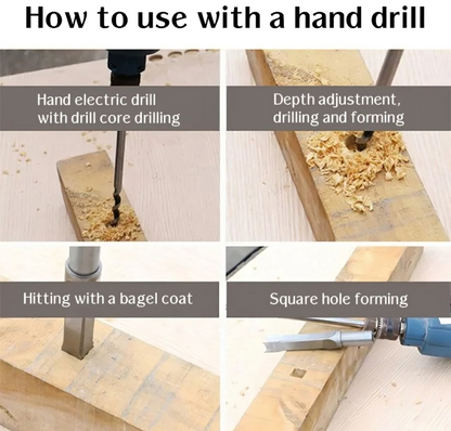 ForgeCut™ — Master razor-sharp square holes that turn your woodwork into art