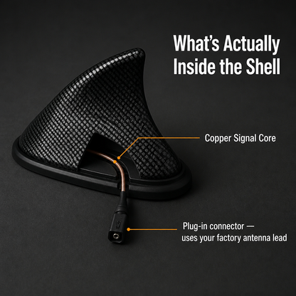 SkyRazor™ — Swap the Stock Whip for a Factory-Style Shark Fin in 60 Seconds