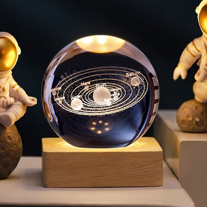StellarAura™ Crystal Sphere — Ignite Wonder with a Mesmerizing Cosmic Glow That Transforms Your Space