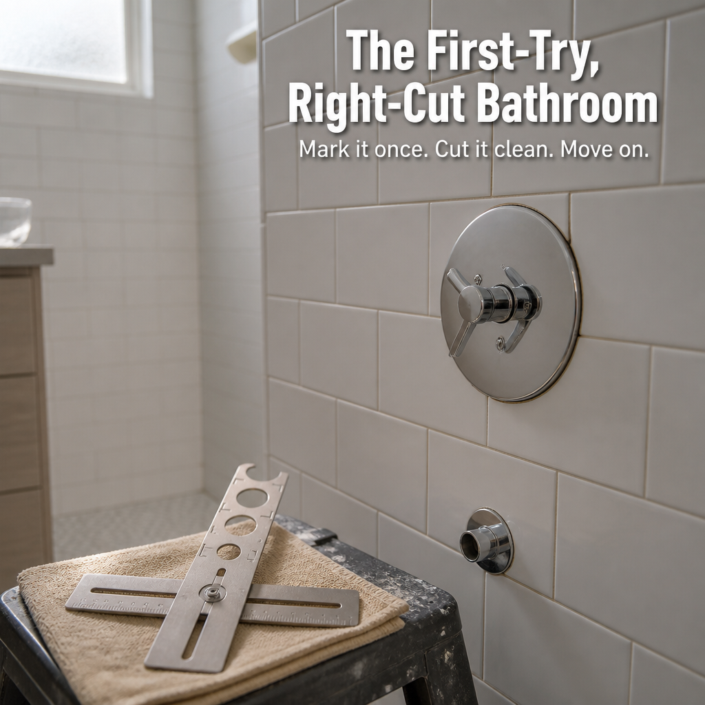 PipeMark™ — Stop Tile Breakage and Nail Perfect Pipe Cuts Every Time