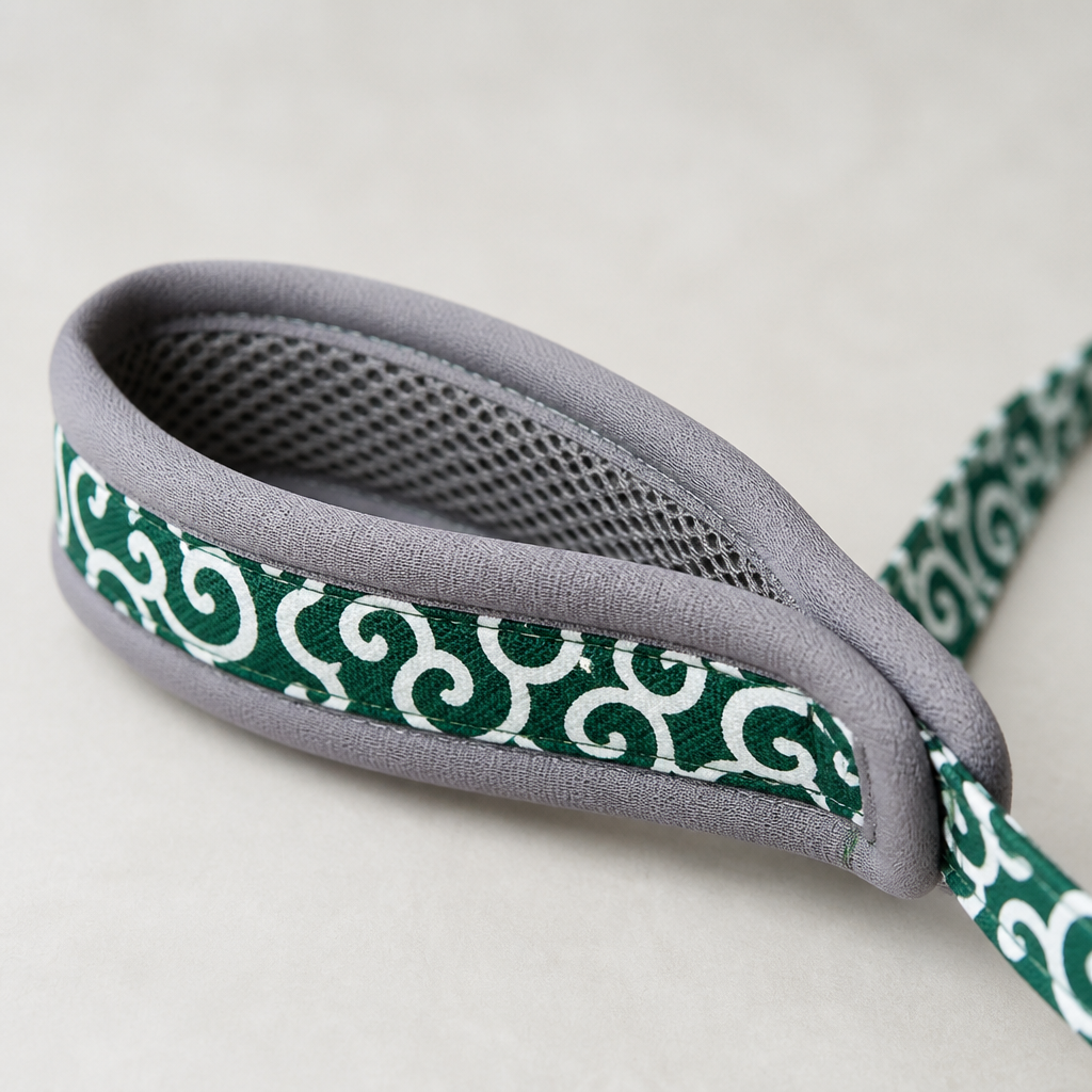 PurrfectFit™ – Cat Vest Harness with Japanese Swirl Design and Cushioned Leash