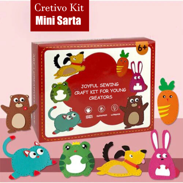 Mini-Sewer | Children's Fun Sewing Kit Featuring Animals