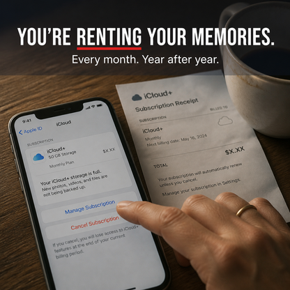 FlashVault™ — Clear Space on Your iPhone Instantly Without Removing Any Photos