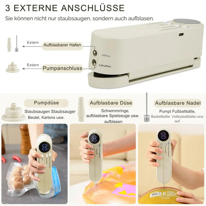 3-in-1 Mini Wireless Vacuum Sealer – Preserve Food Freshness & Beyond