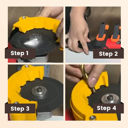 Precisely sharpen your metal drill bits in seconds