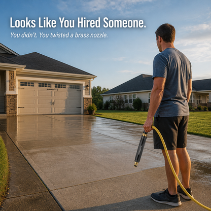 HydroMax™ — Transform Your Garden Hose Into a Driveway-Drenching Power Blaster