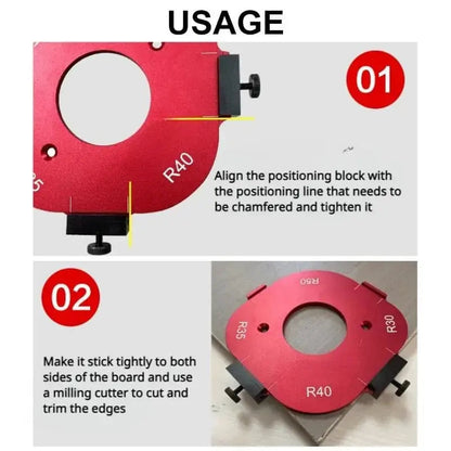 4-in-1 Aluminum Woodworking Positioning Template
