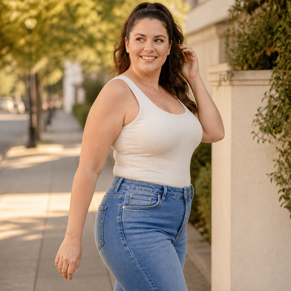 CurveCraft™ – Smooth High-Waist Shaping Brief with Instant Belly Control