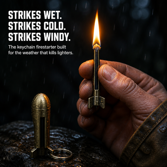 BlazeMate™ — Ignite a Steady Flame in Rain, Wind, and Bitter Cold