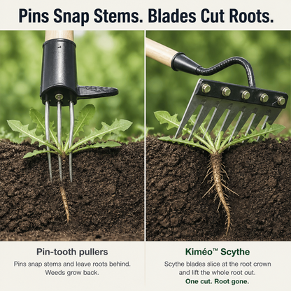 Kiméo™ — Pull Out Persistent Weeds Roots-and-All in a Single Tug | Free Gloves & 60-Day Trial