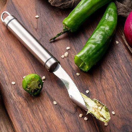 BlazeCore™ Pepper Corer — Slice Like a Pro and Enjoy Mess-Free Kitchen Magic Every Time