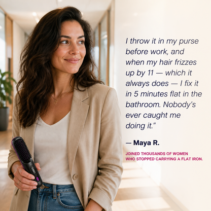 CordMaster™ — Tame Mid-Day Frizz Instantly, No Cord or Outlet Needed