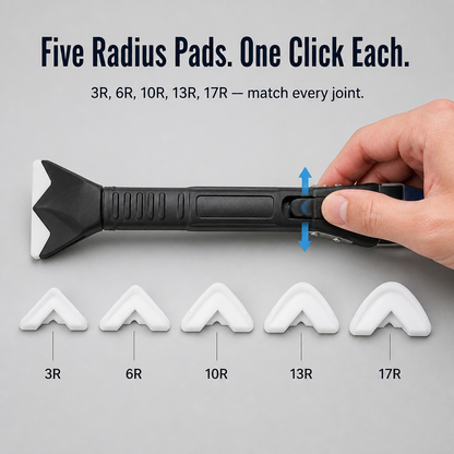 SilqueBlend™ 3-in-1 Caulk Tool — Master Flawless, Fingerprint-Free Caulk Lines in One Smooth Move