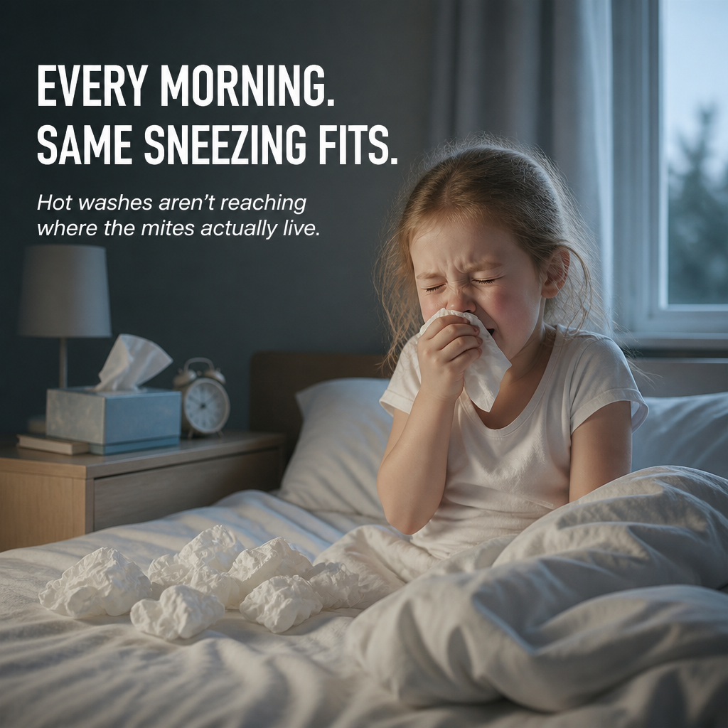 SereniMist™ — Silent Morning Sneezes & Eliminate Dust Mites for 3 Months