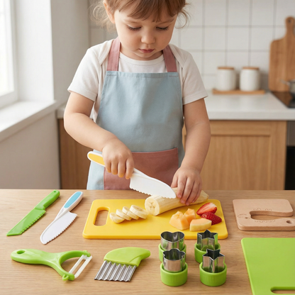SliceHero™ Junior Kitchen Set — Turn Tiny Hands into Confident Little Chefs with Safe, Joyful Cooking Adventures