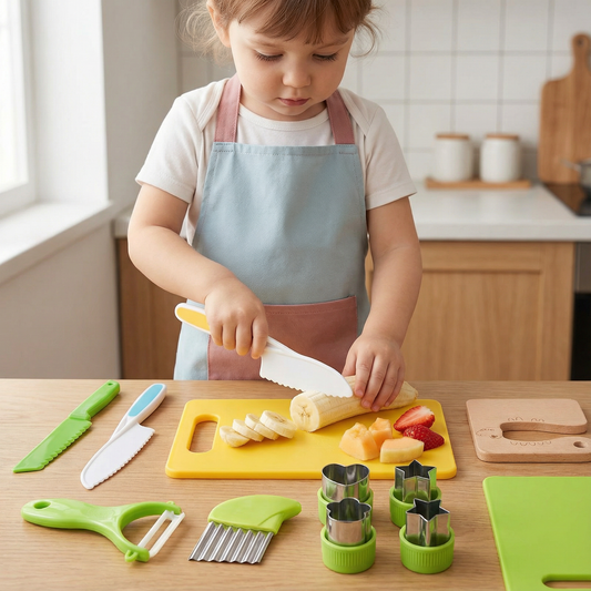 SliceHero™ Junior Kitchen Set — Turn Tiny Hands into Confident Little Chefs with Safe, Joyful Cooking Adventures