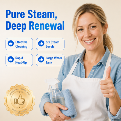 VaporaClean™ — Dissolve Baked-On Grease and Eliminate Germs Using 221°F Chemical-Free Steam