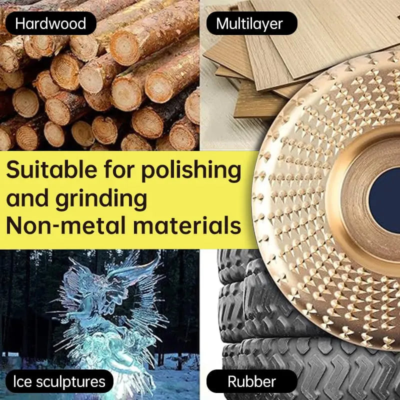 Wood Carving Discs Set for Angle Grinder – Accurate Carving & Grinding