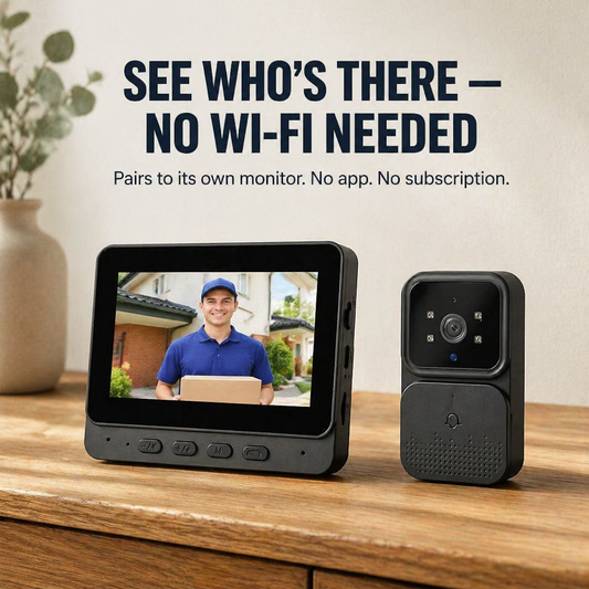PulseView™ — Check Who’s at Your Door Without Wi-Fi, Apps, or Subscriptions