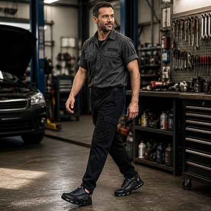 RevitaStride™ – Ultralight Kevlar Sneakers with Rotary Safety Closure