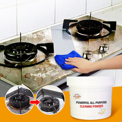 Potent kitchen powder cleaner