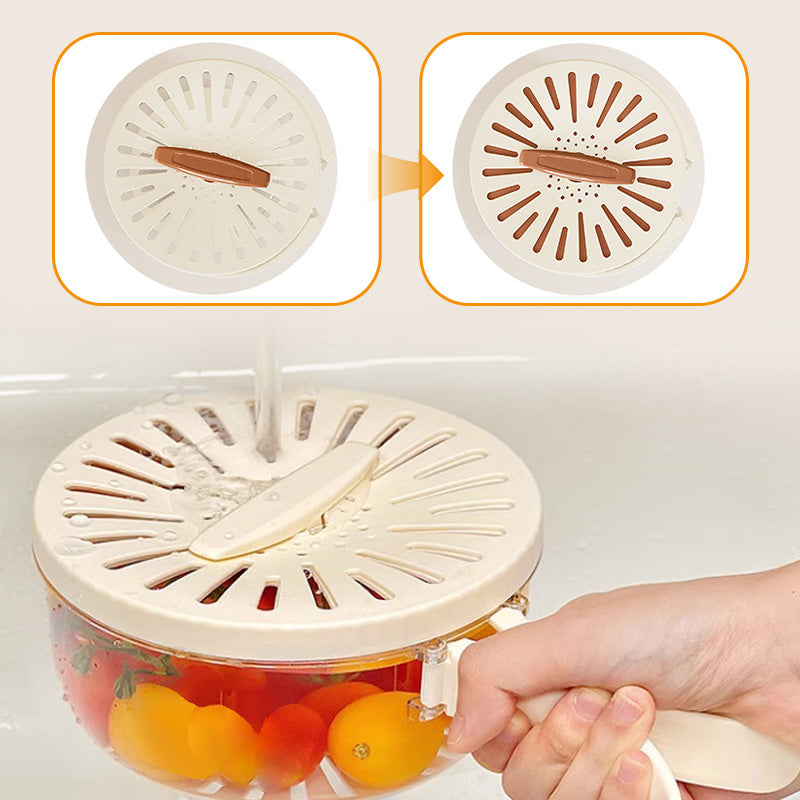 Multipurpose Drain Basket Featuring Lid🥗