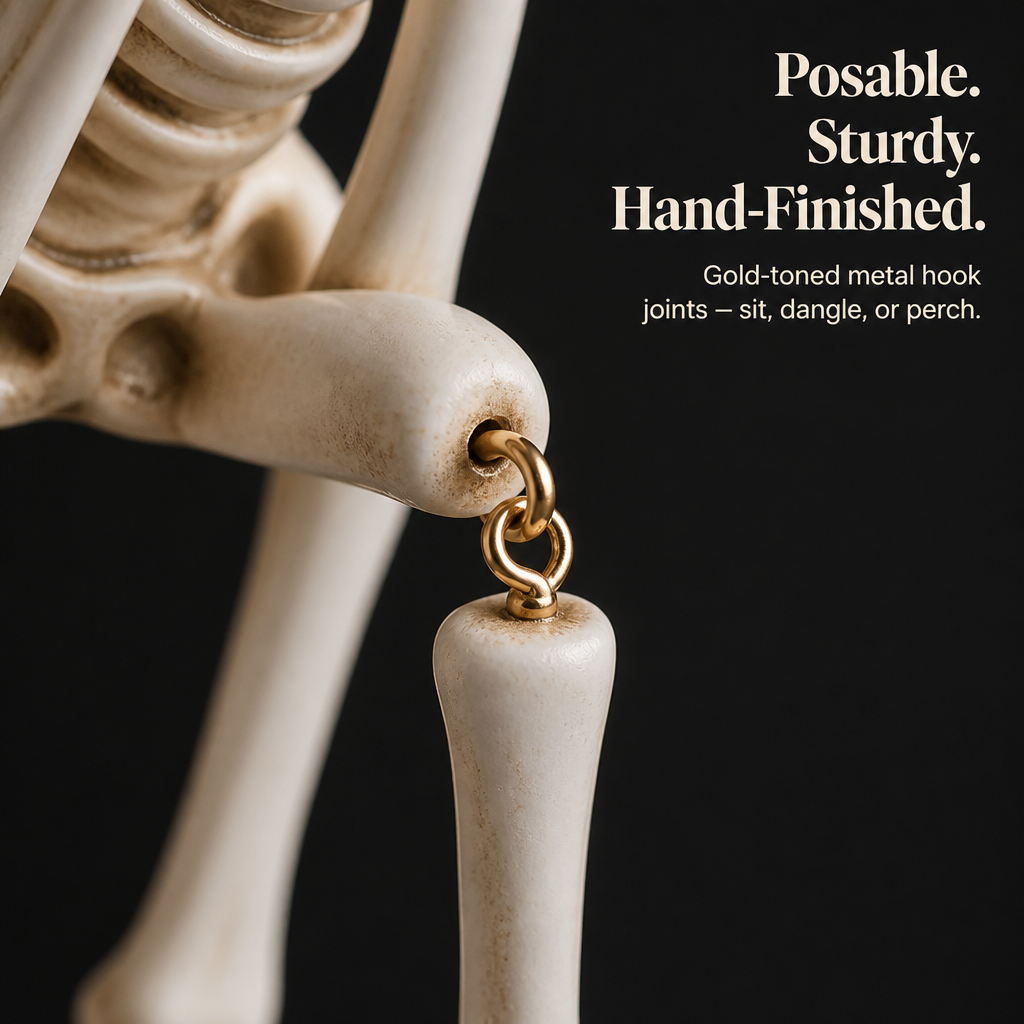 ChuckLuxe™ — Deck Your Shelf with the Dangling-Leg Skeleton Trio Everyone Talks About | Set of 3