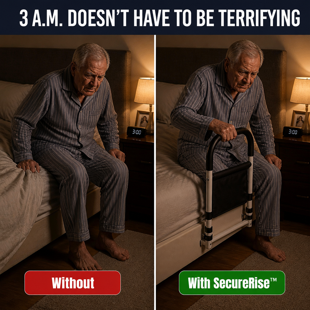 SecureRise™ — Rise from Bed Without That Frightening Shake