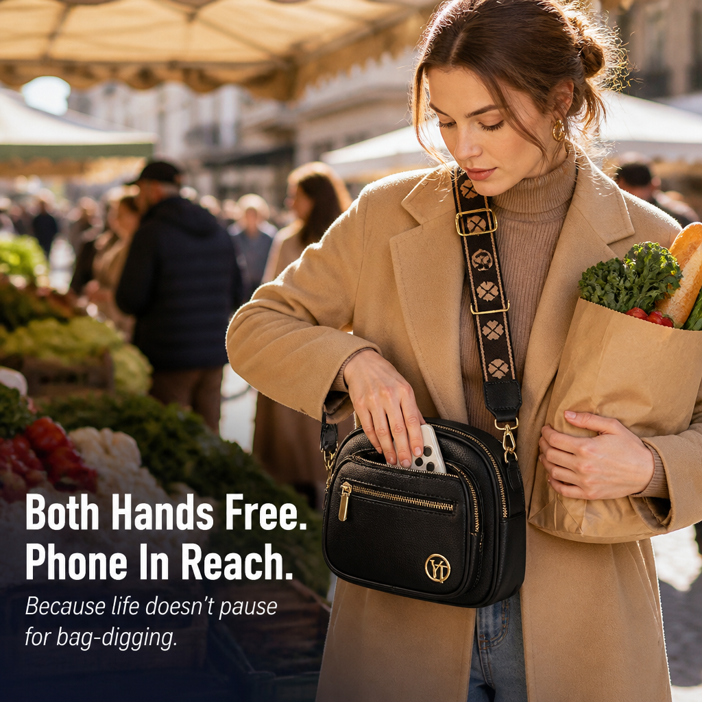 Lumevia™ — Discover All Essentials in 5 Clever Pockets Without Searching