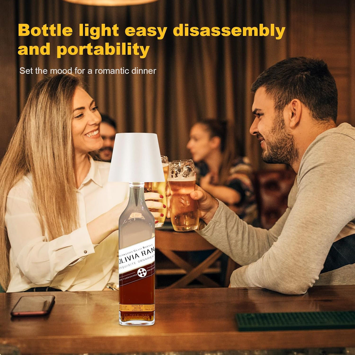 GlowBreeze™ — Ignite Your Mood Anywhere with Stunning, Portable Bottle Light