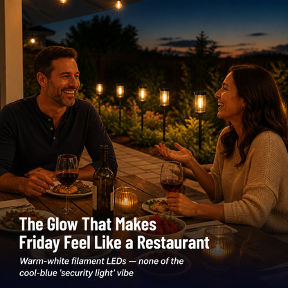 LumaRay™ — Illuminate Your Garden Path for 12 Hours Straight on a Single Day’s Charge