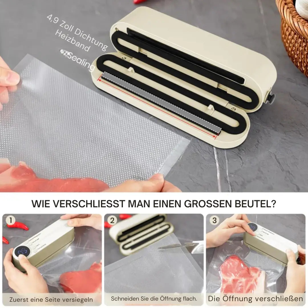 3-in-1 Mini Wireless Vacuum Sealer – Preserve Food Freshness & Beyond