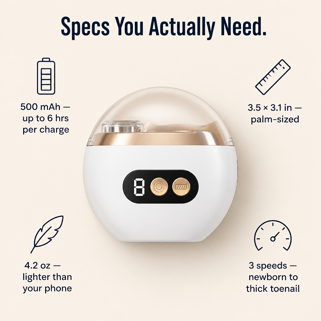 LuminaClip™ — Cut, Shape & Shine Every Nail In The Home (Including Baby's)