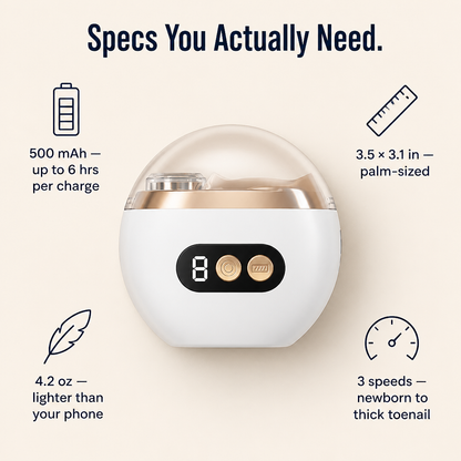 LuminaClip™ — Cut, Shape & Shine Every Nail In The Home (Including Baby's)
