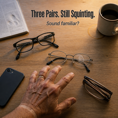 BluCera™ — See Clearly While Reading, Driving & Scrolling in One Lightweight Pair