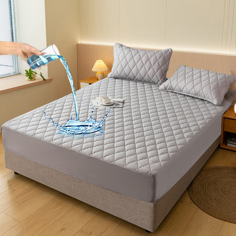 SnoozeShield™ — Wrap Your Bed in Heavenly Softness and Total Stain Defense