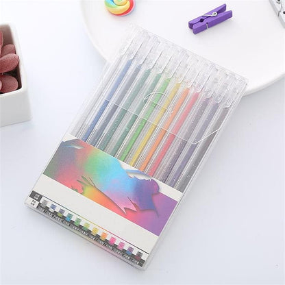 RadianceFlow™ Glitter Gel Pens — Ignite Your Creativity with Smooth, Smudge-Proof Sparkle That Lasts