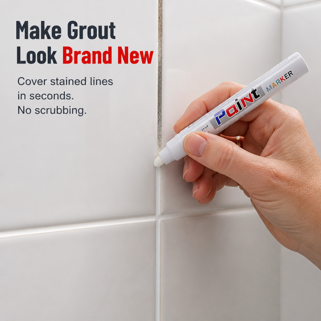 EverCraft™ — Hide Stained Grout Instantly and Maintain Waterproofing