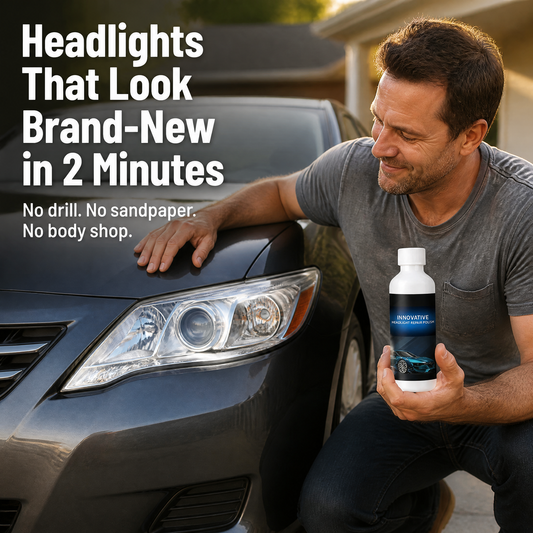 RadianceGuard™ — Remove Yellow Cloudiness and Drive with Spotless Headlights