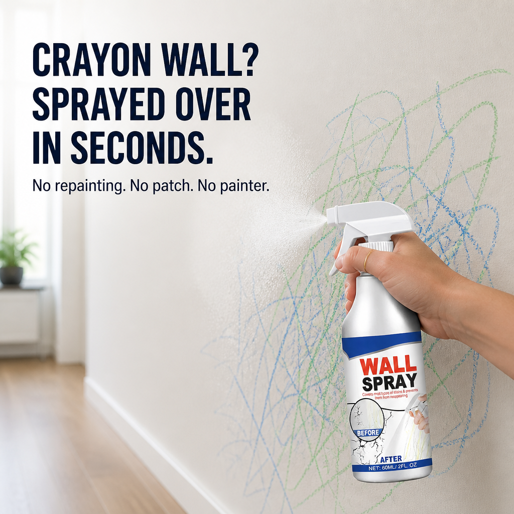 VeroCraft™ — Cover Crayon Marks, Scratches & Scuffs Without Repainting Walls