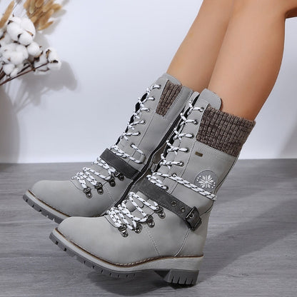 🔥Final Day: 60% Discount! ⏰👢Women's Waterproof Knee-High Snow Boots🎁