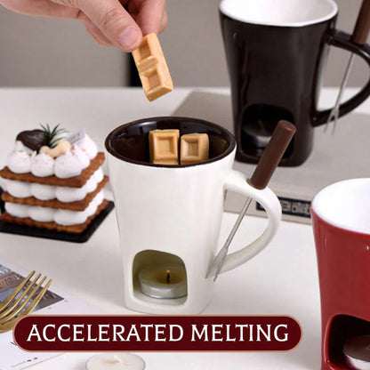 LumaLuxe™ Fondue Mug — Indulge in Silky-Smooth Dips That Soothe Your Soul Instantly
