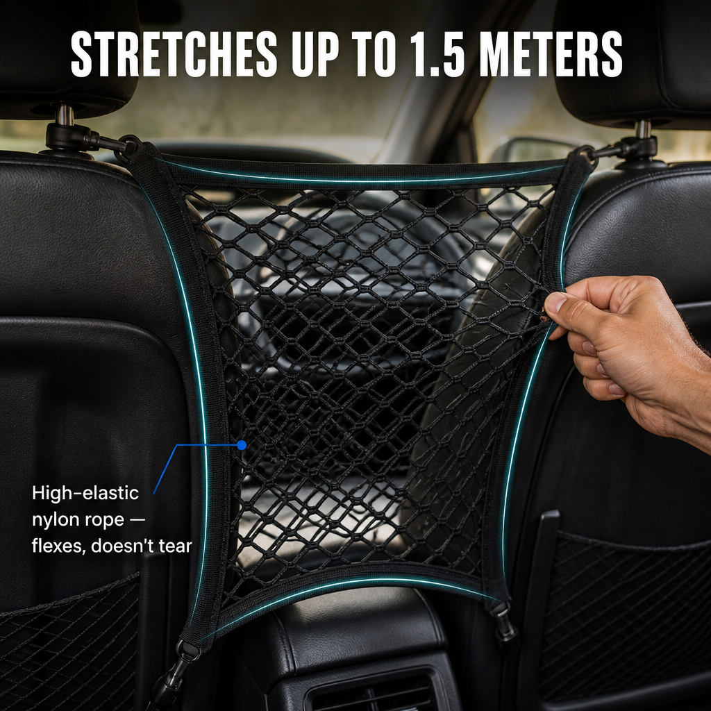 ShieldBarrier™ — Prevent Kids and Pets From Climbing Up Front While Driving