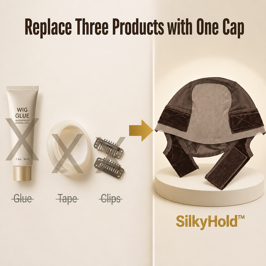 SilkyHold™ — Secure Your Lace Front Without Glue, Tape, or Edge Harm