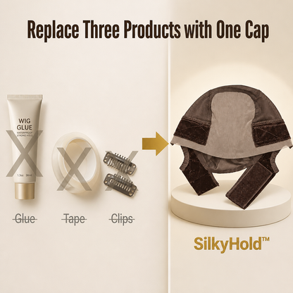 SilkyHold™ — Secure Your Lace Front Without Glue, Tape, or Edge Harm