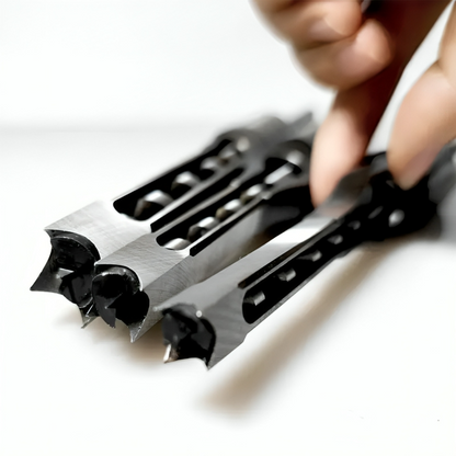 ForgeCut™ — Master razor-sharp square holes that turn your woodwork into art