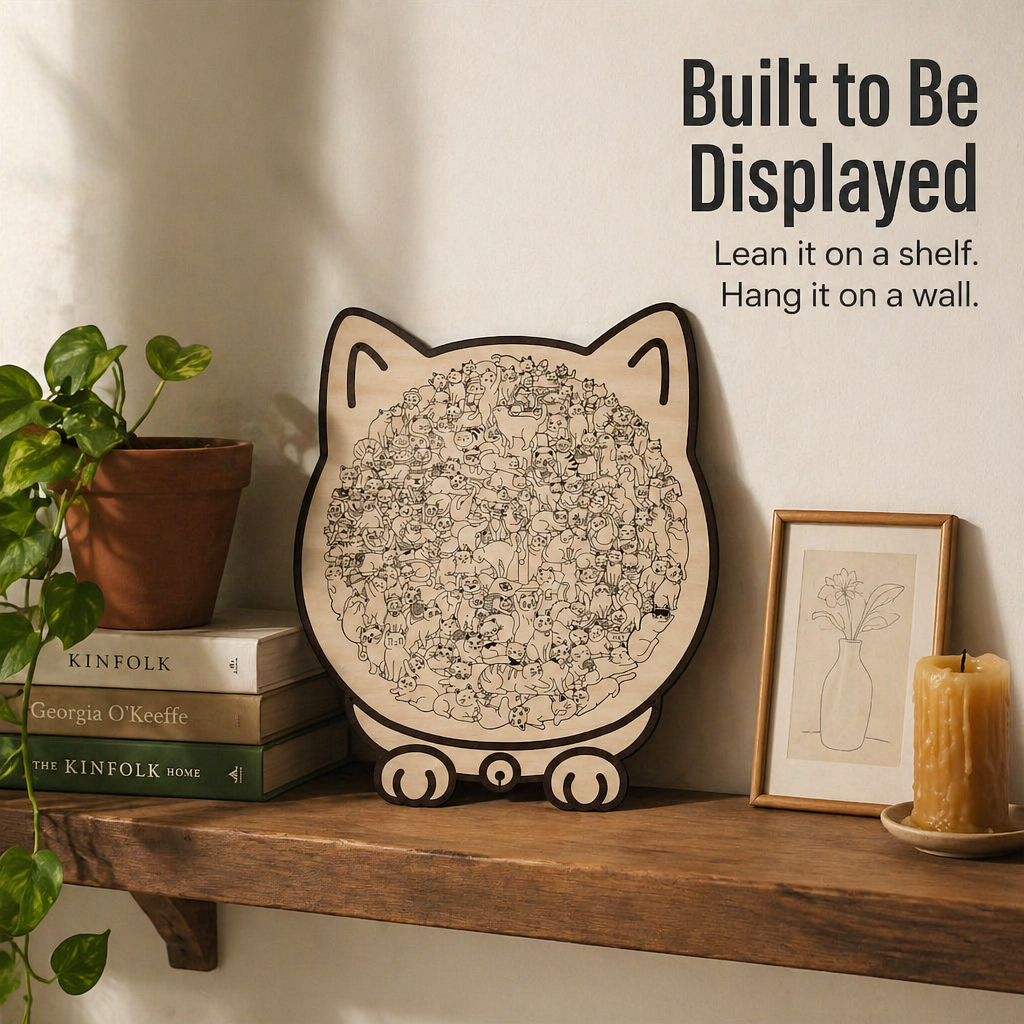 AristoCat™ — Assemble a Cat-Shaped Puzzle Perfect for Your Wall Display