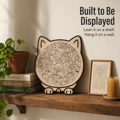 AristoCat™ — Assemble a Cat-Shaped Puzzle Perfect for Your Wall Display